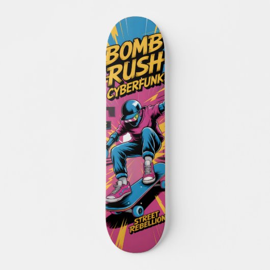Bomb Rush Cyberfunk Skateboard スケートボード (正面)