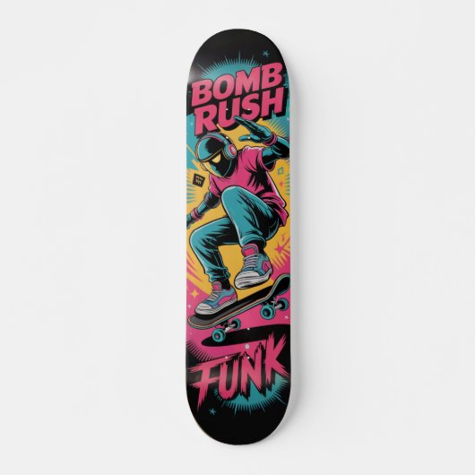 Bomb Rush Cyberfunk Skateboard スケートボード (正面)