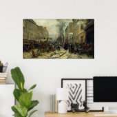 Bombardment of Paris in 1871 ポスター (ホームオフィス)
