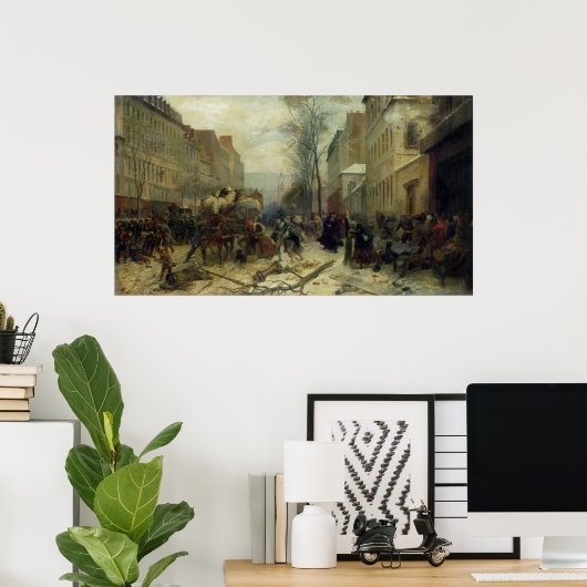 Bombardment of Paris in 1871 ポスター (ホームオフィス)