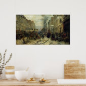 Bombardment of Paris in 1871 ポスター (キッチン)