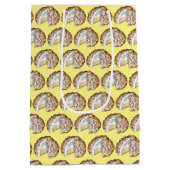 Bombeアカ焼いたラスカアイスクリームケーキデザートフード ミディアムペーパーバッグ (裏面)