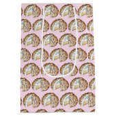 Bombeアカ焼いたラスカアイスクリームケーキデザートフード ミディアムペーパーバッグ (裏面)