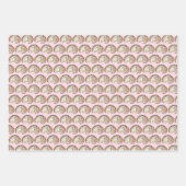 Bombeアカ焼いたラスカアイスクリームケーキデザートフード ラッピングペーパーシート (正面)