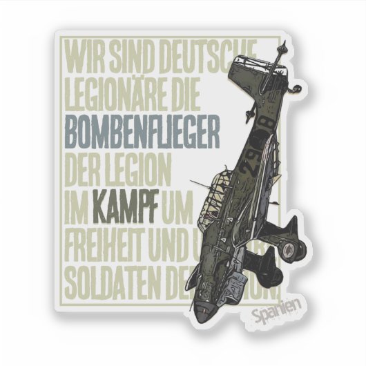 Bombenfliegermarsch シール (正面)