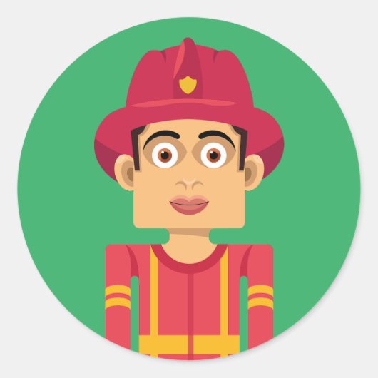 Bombero ラウンドシール (正面)