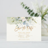 Bombino Elegant Dusty Blue Gum Eucalyptus 招待状 (スタンド正面)