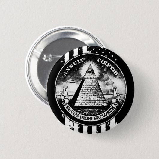 Bombkamp原子ボタン 缶バッジ (正面&裏面)