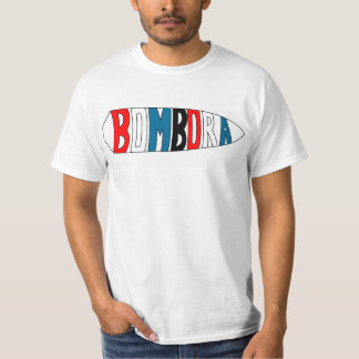 Bomboraの爆弾のロゴのアメリカ人色 Tシャツ