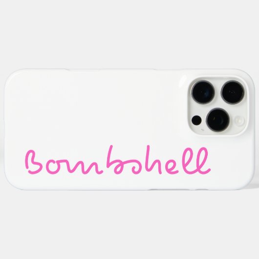 Bombshell iPhone Case Case-Mate iPhoneケース (裏面 (横))