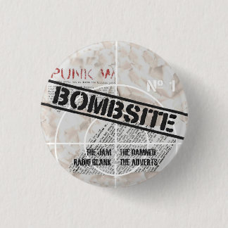 Bombsite Fanzine 1つのカバー 缶バッジ