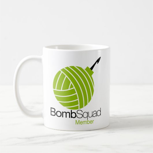 BombSquadのメンバーのマグ コーヒーマグカップ (左)