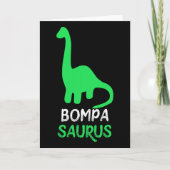 Bompa-saurus Funny Dino Dinosaur Bompasaurus  カード (正面)