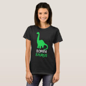 Bompa-saurus Funny Dino Dinosaur Bompasaurus  Tシャツ (正面フル)
