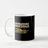 Bomrdino Crocodilo - おもしろイタリアのくだらない冗談 子供たち用 コーヒーマグカップ (左)
