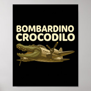 Bomrdino Crocodilo - おもしろイタリアのくだらない冗談 子供用 ポスター