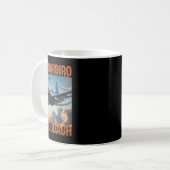 Bomrdiro Cudcudach イタリアン・ブレインロット飛行機に乗った雄鶏 コーヒーマグカップ (正面左)