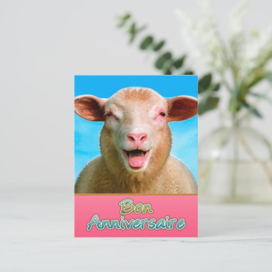 Bon anniversaire ポストカード (スタンド正面)