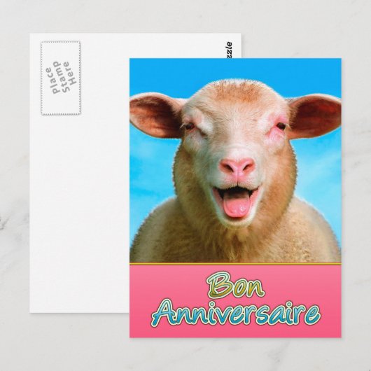 Bon anniversaire ポストカード (正面/裏面)
