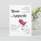 Bon Appetitの結婚ディナーメニュー メニュー (スタンド正面)