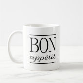 BON APPETIT キッチン名言 コーヒーマグカップ (左)