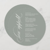 Bon Appetit elegant Menu メニュー (正面/裏面)