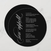 Bon Appetit elegant Menu メニュー (正面/裏面)