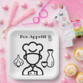 Bon Appetit paper plates  ペーパープレート (パーティー)