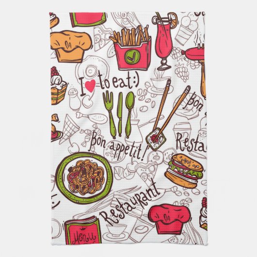 Bon Appetite キッチンタオル (縦)