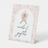 Bon Jour Be Pink Toile Books and Gives 台座サイン (正面)