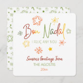 Bon Nadal i felizhis any nou, Catalan Christmas Ca (正面/裏面)