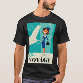 Bon Voyageポスター Tシャツ