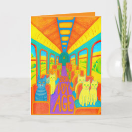 Bon Voyage離れのカードGood Luck Good Good Good Goodbye サンキューカード