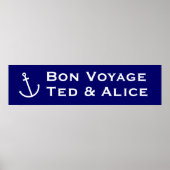 Bon Voyage Banner ポスター (正面)