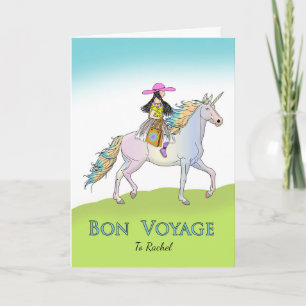 Bon Voyage for Girl, Unicorn Adventure カード