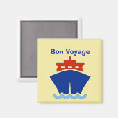 Bon Voyage, Ship, edit文字 マグネット (正面/裏面)