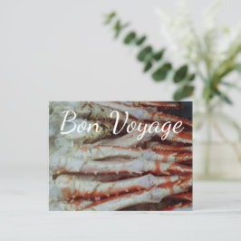 Bon Voyage - To Alaska For Red King Crabはがき ポストカード