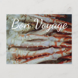 Bon Voyage - To Alaska For Red King Crabはがき ポストカード