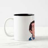 Bona to vada Tシャツ ツートーンマグカップ (左)