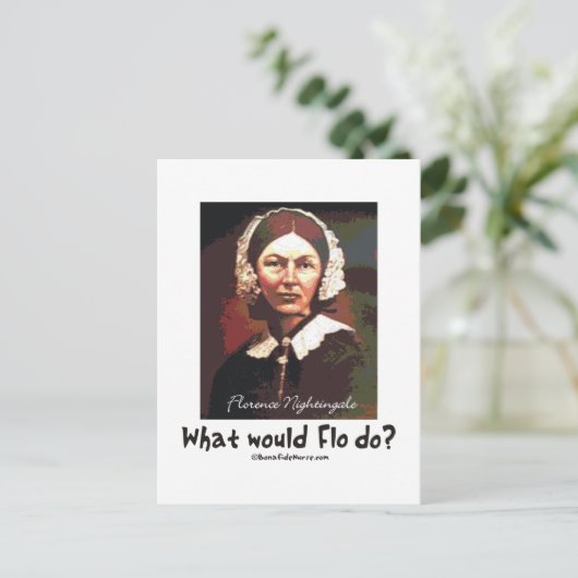 BonafideNurse_-_What_will_Flo_do ポストカード (スタンド正面)