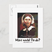 BonafideNurse_-_What_will_Flo_do ポストカード (正面/裏面)