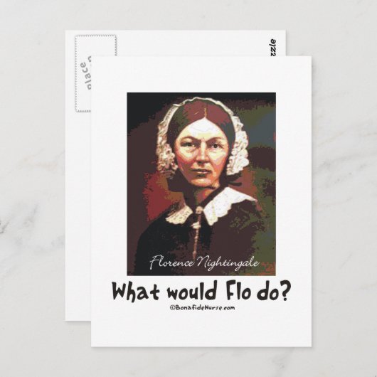 BonafideNurse_-_What_will_Flo_do ポストカード (正面/裏面)