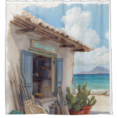 Bonaire fish shack シャワーカーテン (正面)