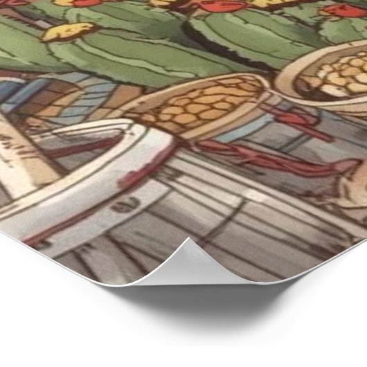 Bonaire fish shack ポスター (角)