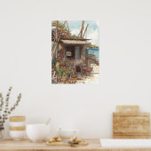 Bonaire fish shack ポスター (キッチン)