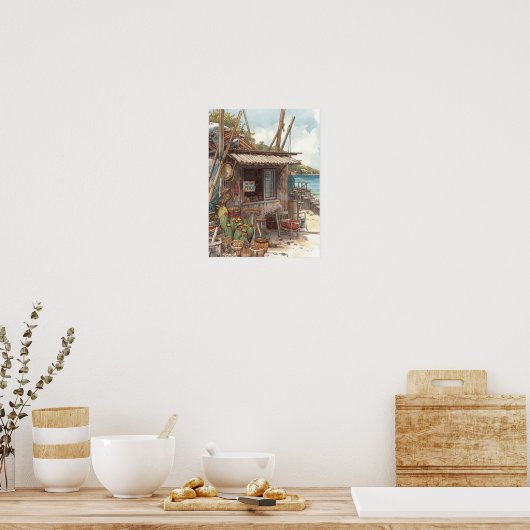 Bonaire fish shack ポスター (キッチン)