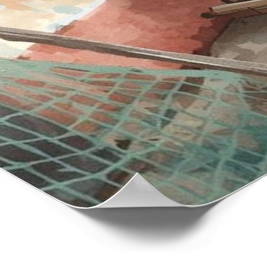 Bonaire fish shack ポスター (角)