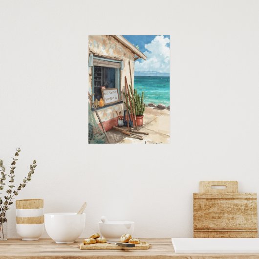 Bonaire fish shack ポスター (キッチン)