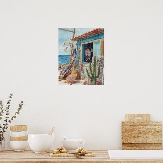 Bonaire fish shack sold out ポスター (キッチン)