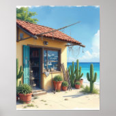 Bonaire fish shack sold out ポスター (正面)